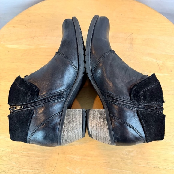 Eric Michael | Black Lace-Up Heeled Ankle Booties, EU 39 - Picture 7 of 13